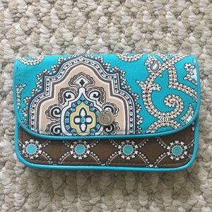 Vera Bradley Totally Turq Quickstep Wallet